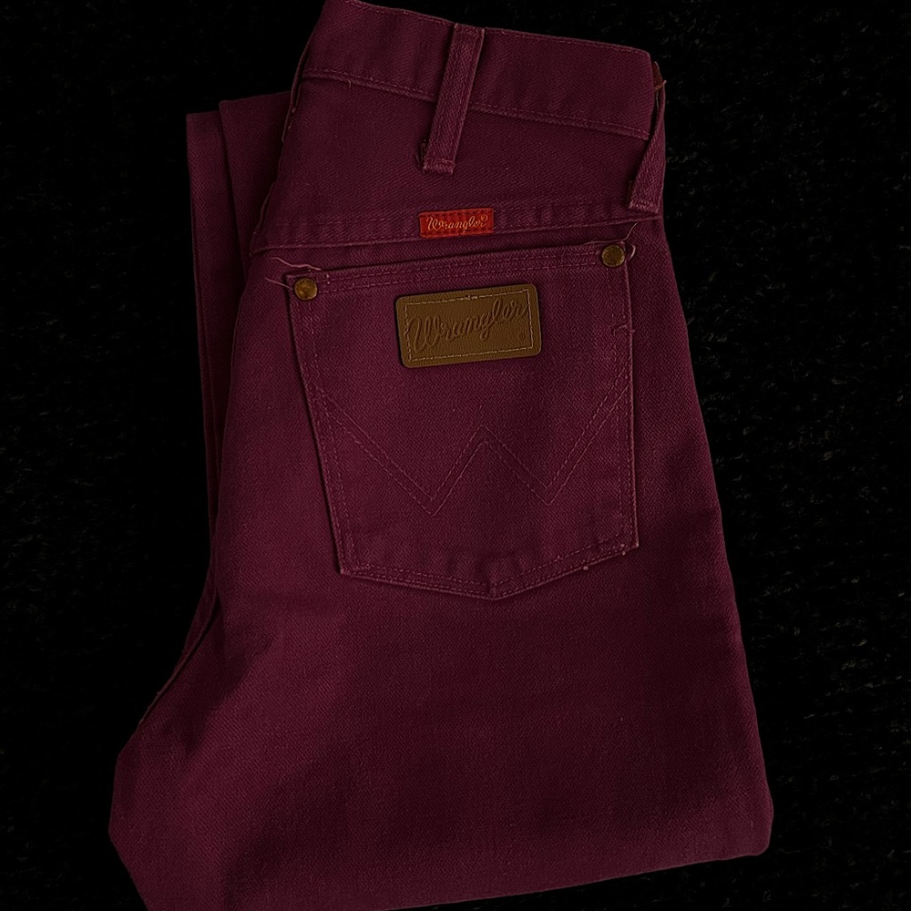 VINTAGE PURPLE WRANGLER JEANS SIZE 6x34 (FITS 25-27)